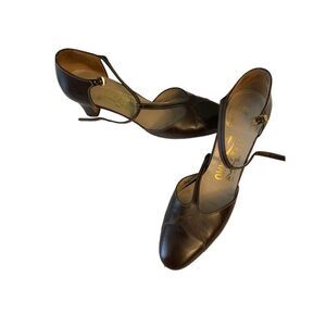 Salvatore Ferragamo vintage strappy heels brown women's size 8